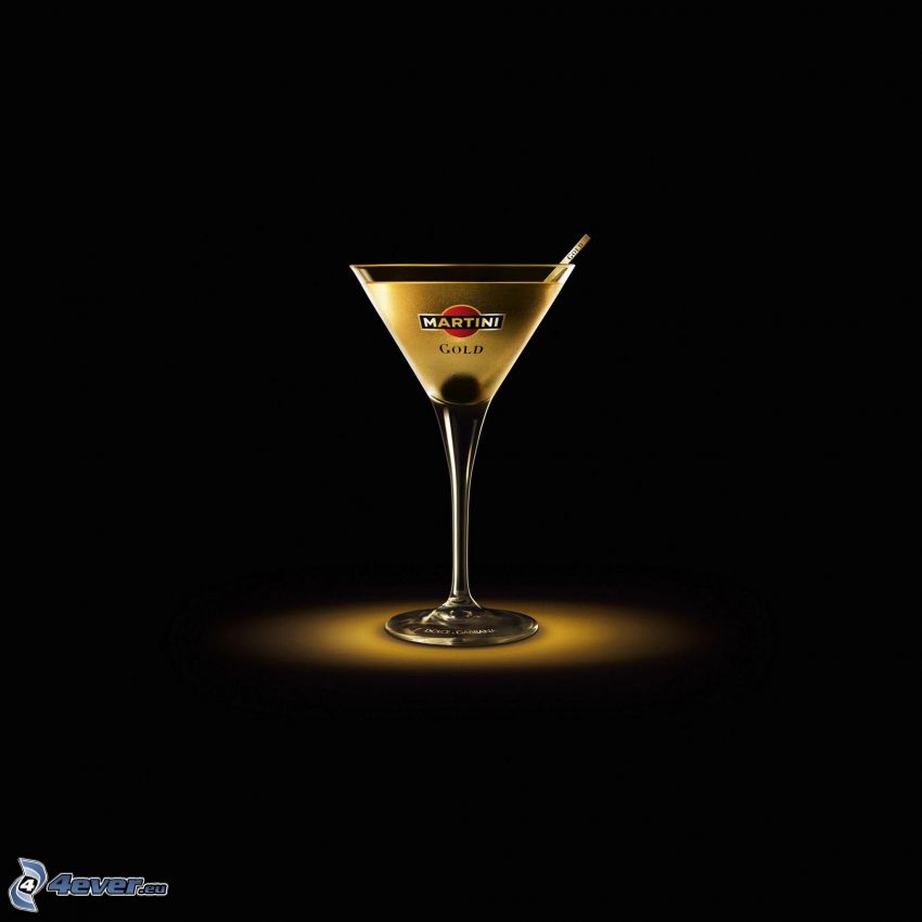 Martini, drink, alcool