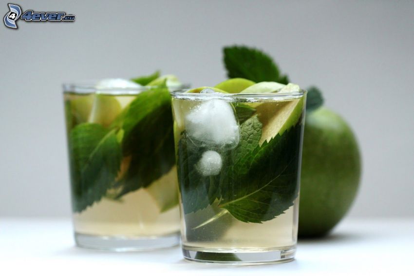 mojito, menthe, glace, lime