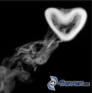 fumée, cœur