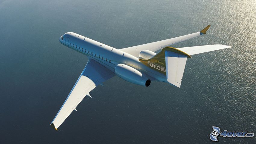 Bombardier CRJ 200, Global Express, mer, jet privé