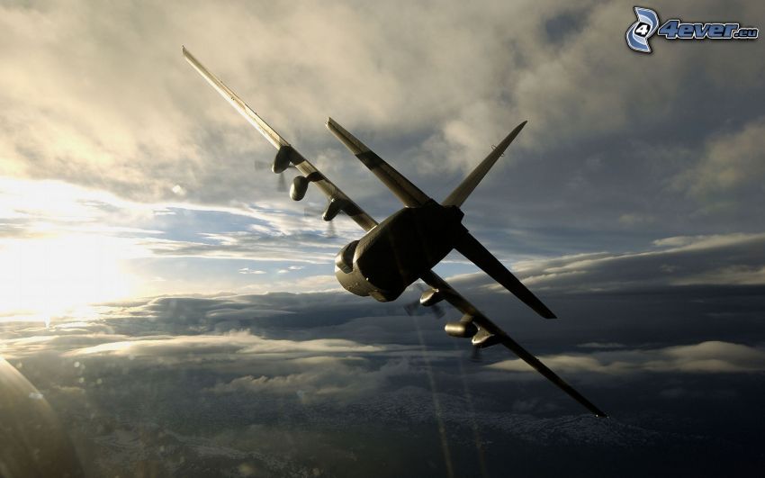 Lockheed C-130 Hercules, silhouette de l'avion