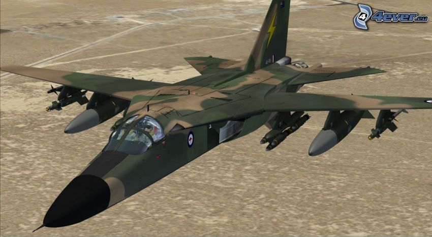 F-111 Aardvark, dessin animé