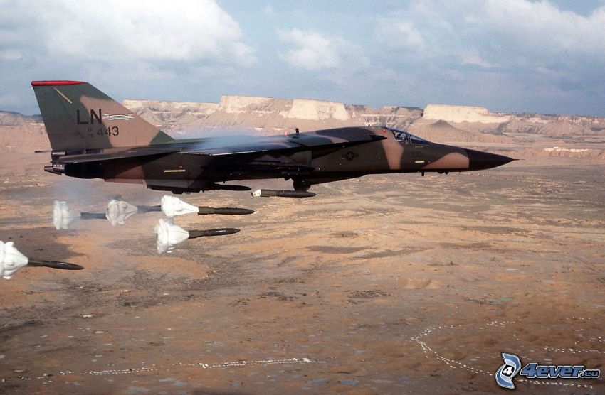 F-111 Aardvark, vue sur le paysage