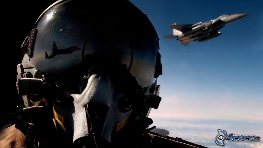 pilote, avion de chasse, F-15 Eagle