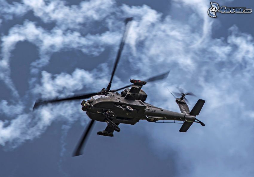 AH-64 Apache, nuages