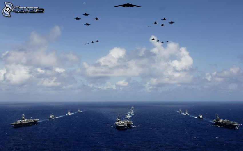 marine et la force aérienne, formation, les porte-avions, B-2 Spirit