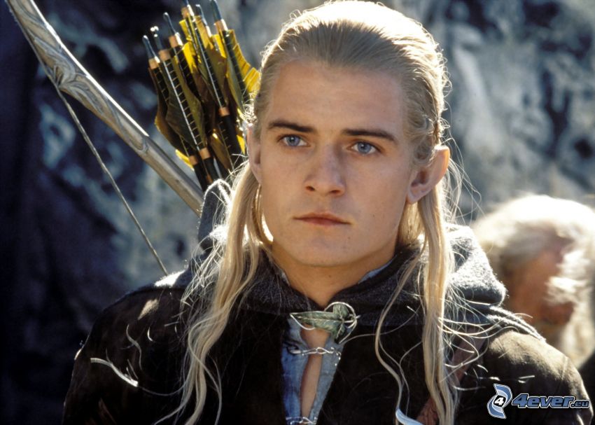 Legolas, Le Seigneur des anneaux, un archer, elf, Orlando Bloom
