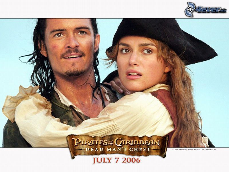 Pirates des Caraïbes, Will Turner, Elizabeth Swann