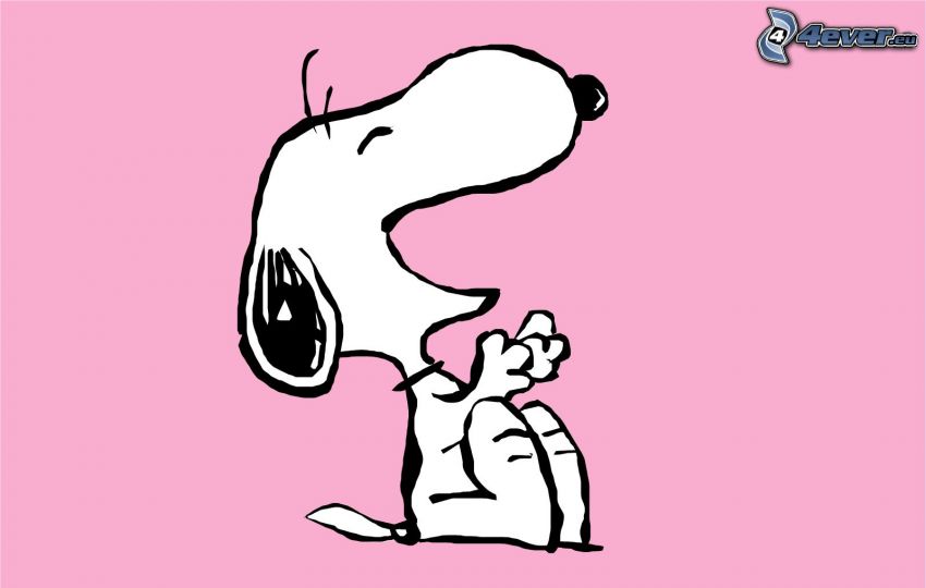 Snoopy, chien dessiné
