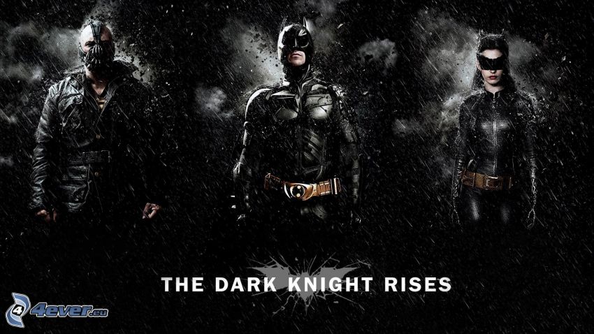The Dark Knight Rises, Bane, Batman, Catwoman