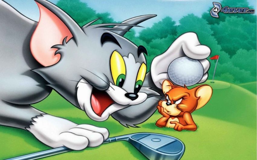 Tom et Jerry, golf