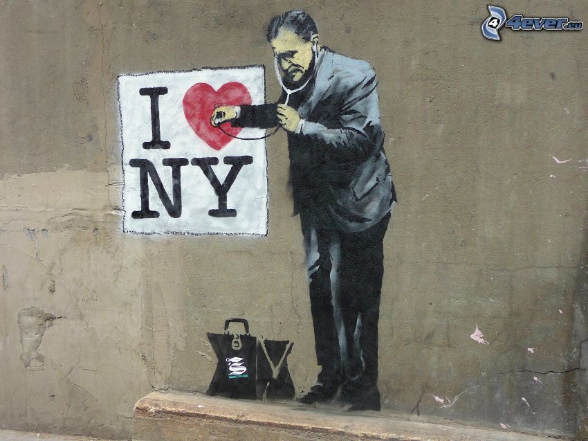 I love NY, graffiti, docteur