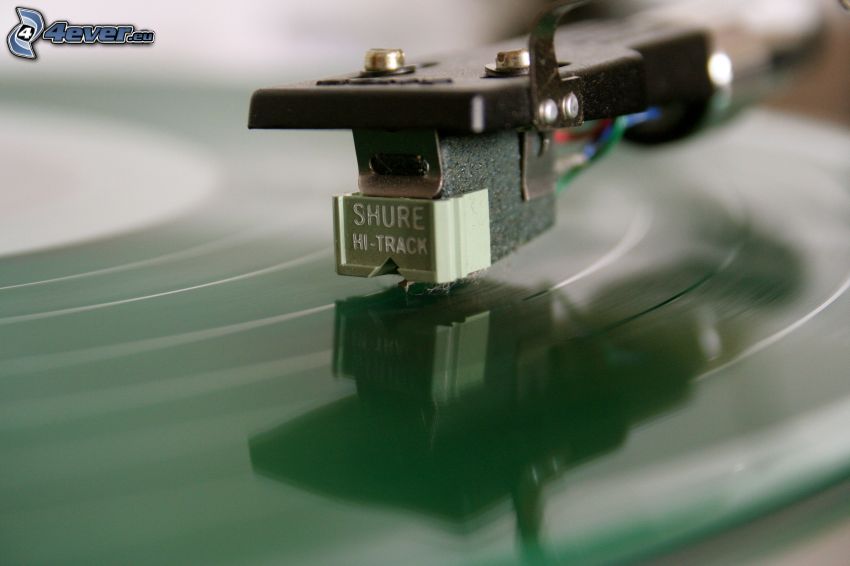 disque phonographique, gramophone