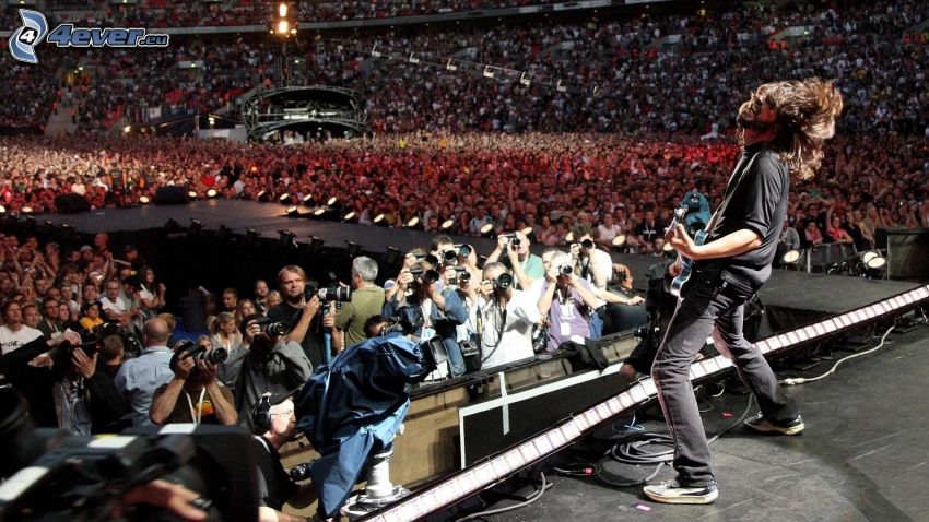 Foo Fighters, concert, grande fête