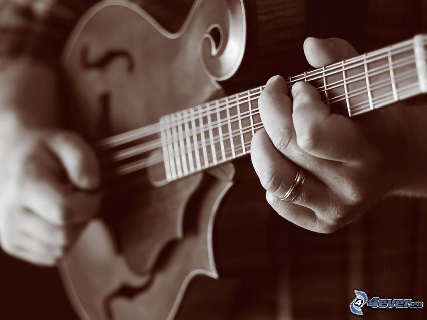 jouer de la mandoline