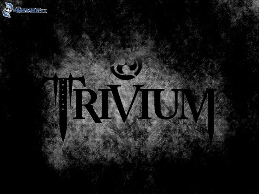 Trivium, logo, noir et blanc