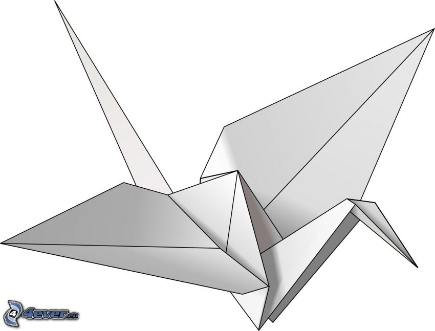 origami, cygne