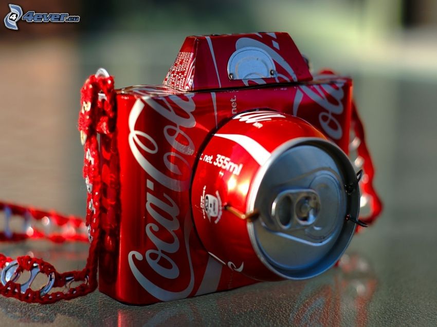 appareil photo, Coca Cola