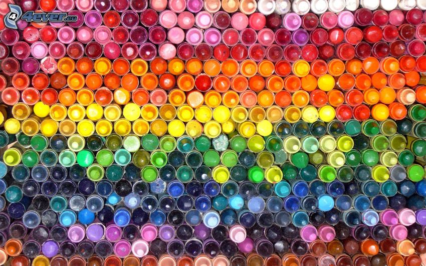 crayons, couleurs