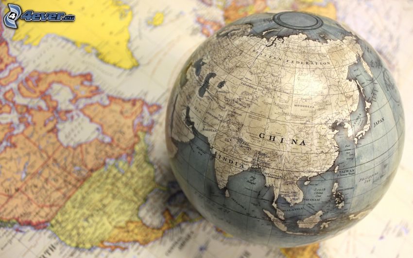globe, carte du monde