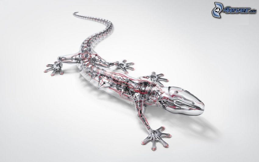 salamandre, robot, animal mécanique