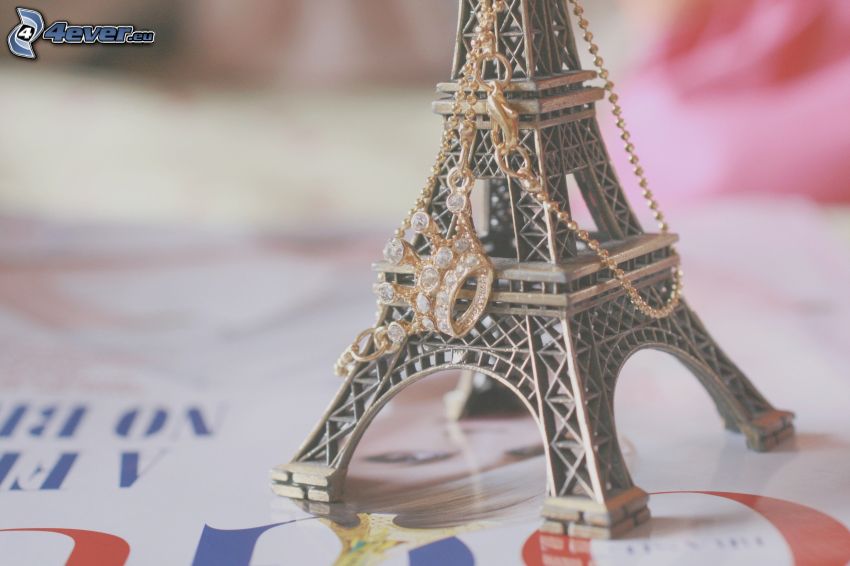 Tour Eiffel, pendentif, couronne