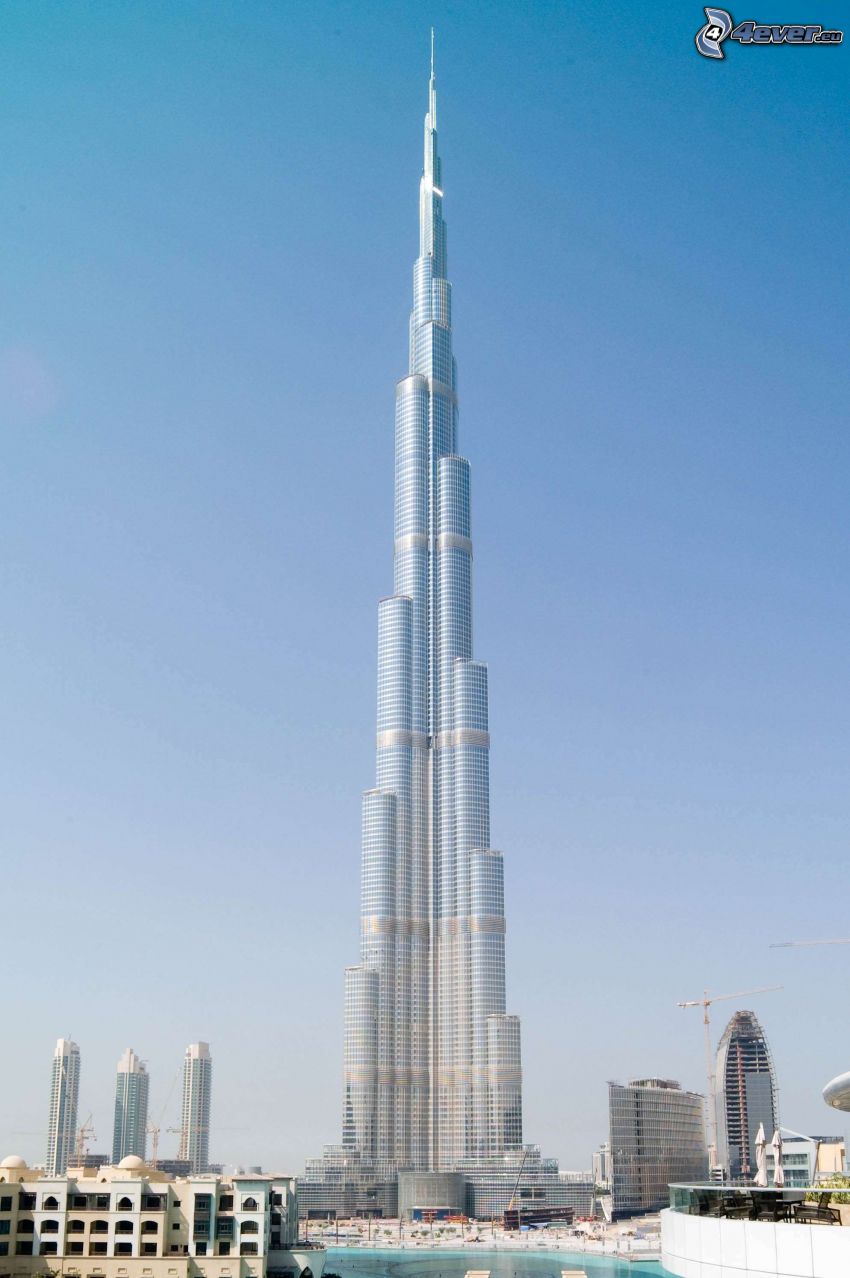 Burj Khalifa, Dubaï, Émirats arabes unis, le plus haut construction du monde
