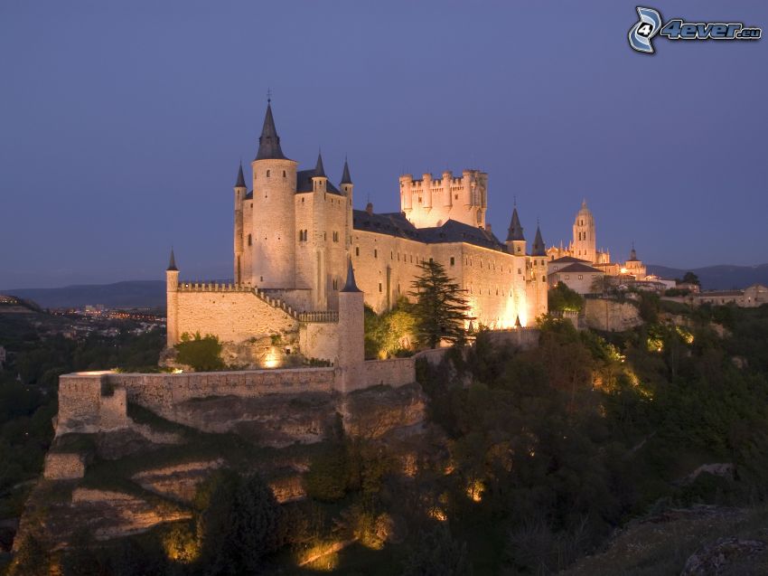 Alcázar of Segovia, soirée