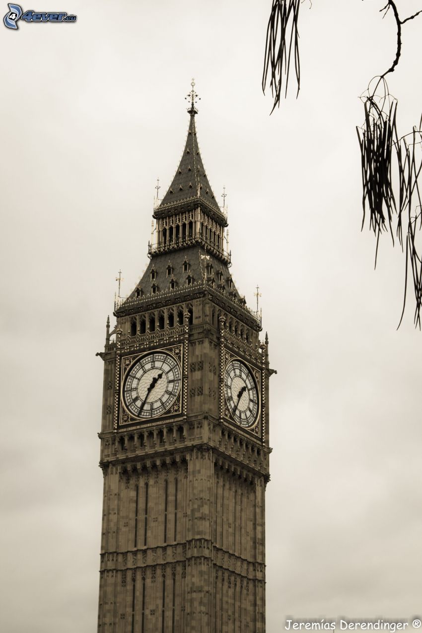 Big Ben, horloge, Londres
