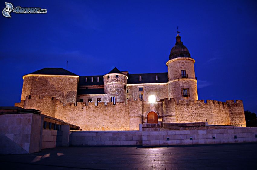 castle Simancas, nuit