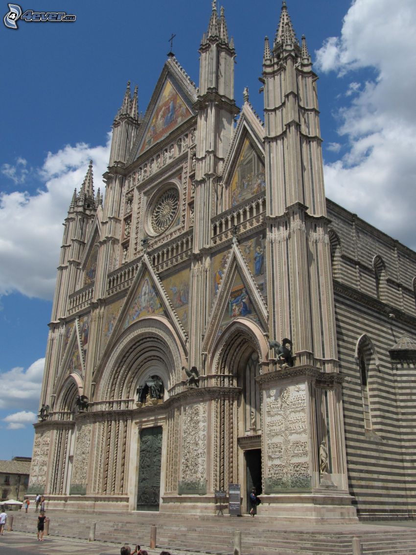 cathédrale, Orvieto, Italie