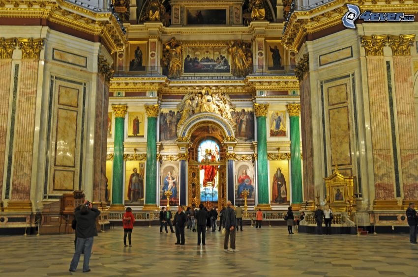 Cathédrale Saint-Isaac de Saint-Pétersbourg, intérieur