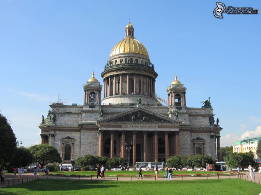 Cathédrale Saint-Isaac de Saint-Pétersbourg, Saint-Pétersbourg, parc