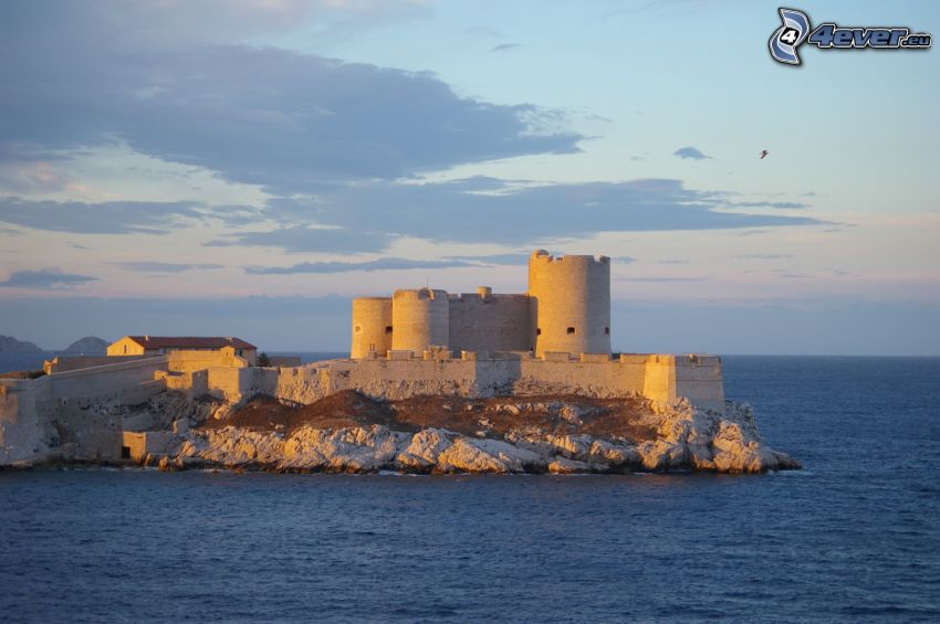 Château d'If, ouvert mer
