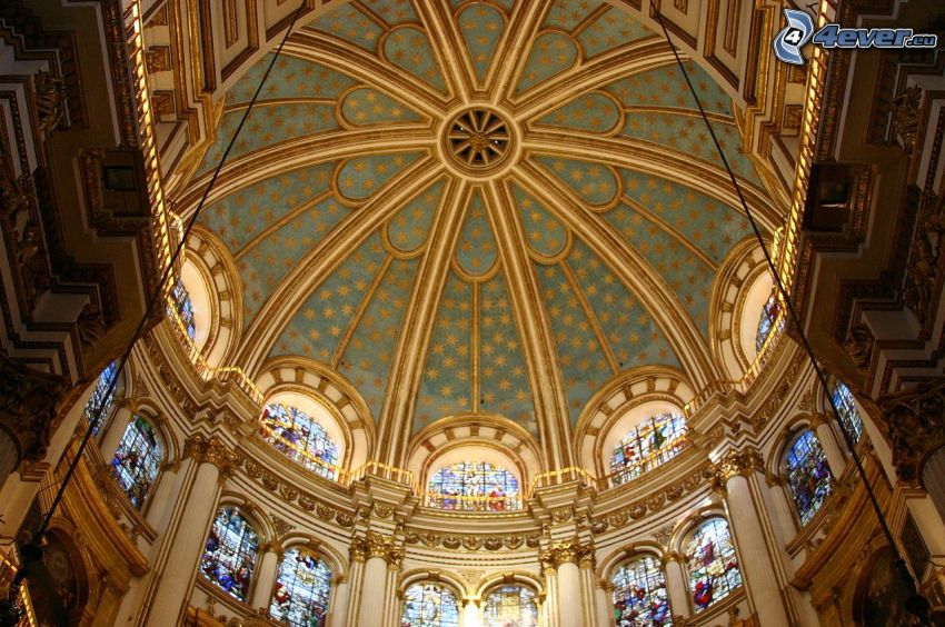 Granada Cathedral, voûte, plafond
