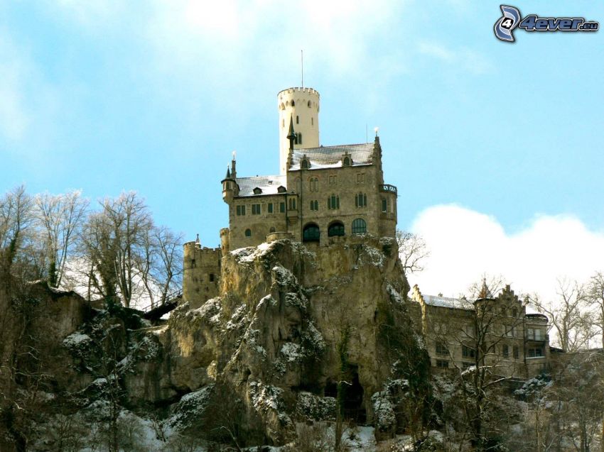 Lichtenstein Castle, rochers