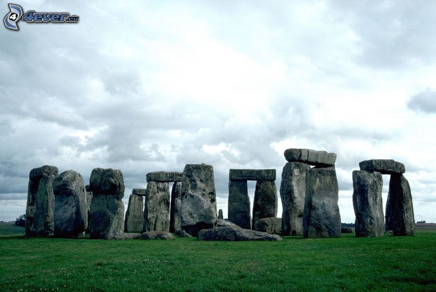 Stonehenge, nuages