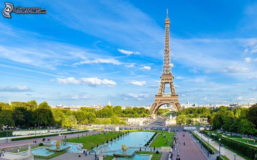 Tour Eiffel, place