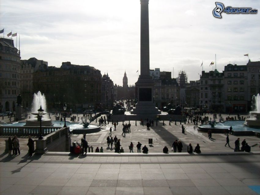 Trafalgar Square, Londres, place
