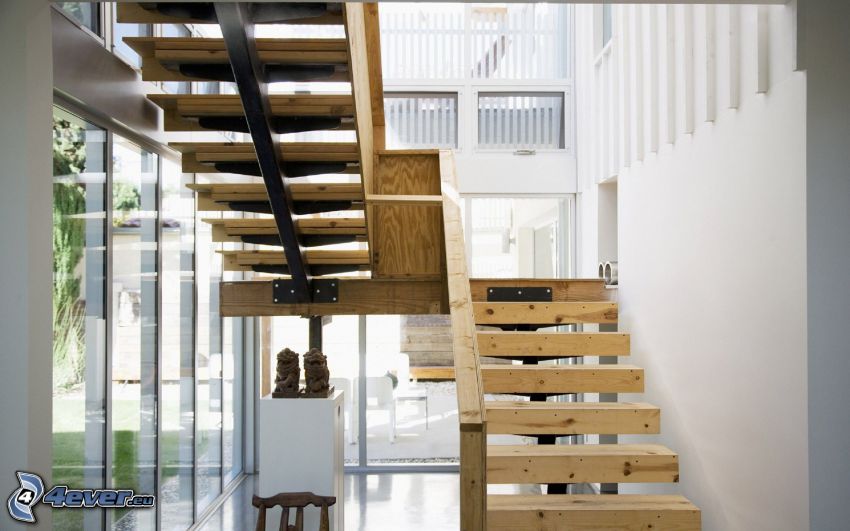 escaliers en bois