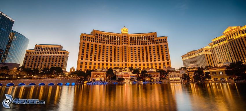 hotel Bellagio, Las Vegas, fontaine