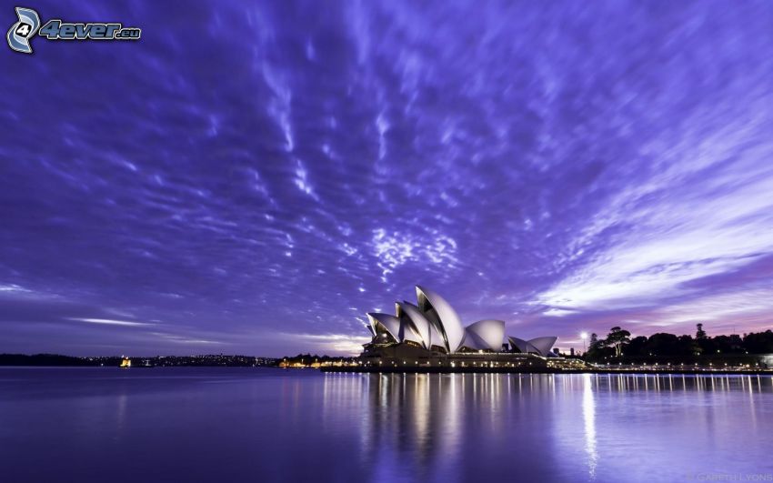 Sydney Opera House, nuages