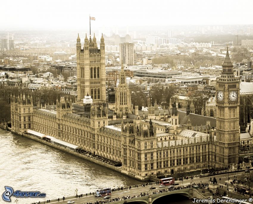 Palais de Westminster, le Parlement britannique, Londres