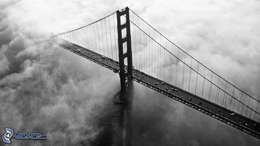 Golden Gate, nuages