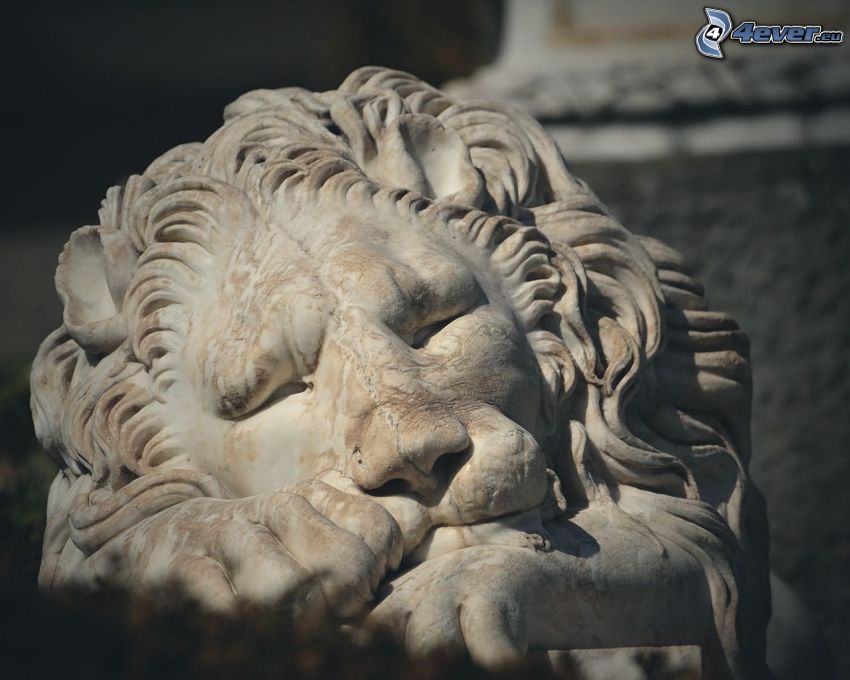 statue d'un lion