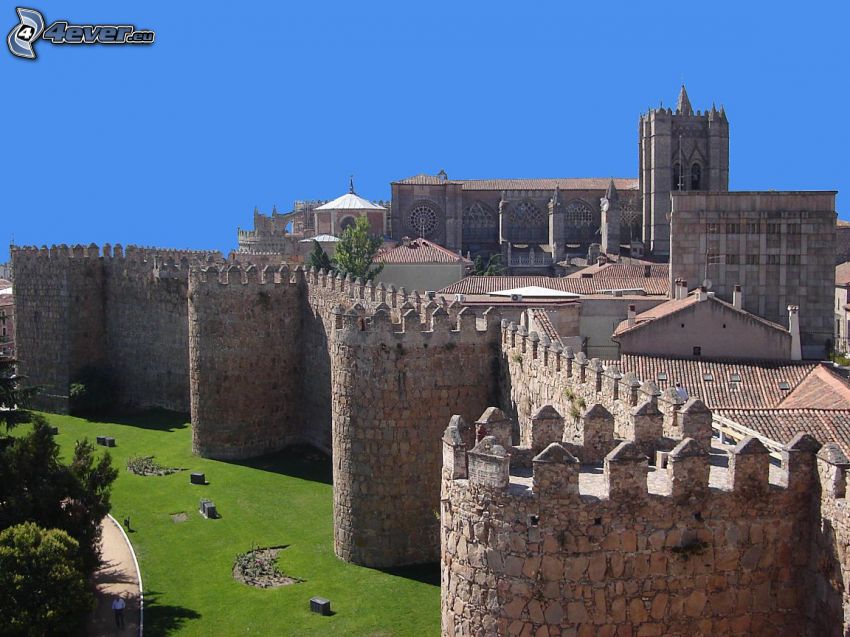 Ávila, Espagne, fortification, murs