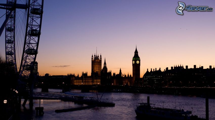 Londres, London Eye, Big Ben