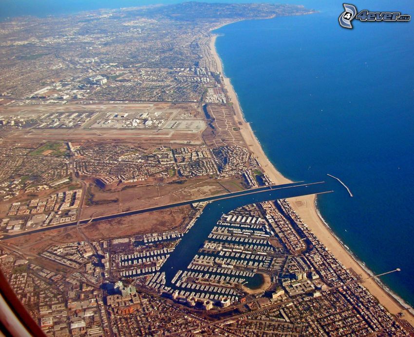 Marina Del Rey, port, Californie