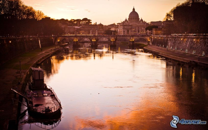 Rome, rivière