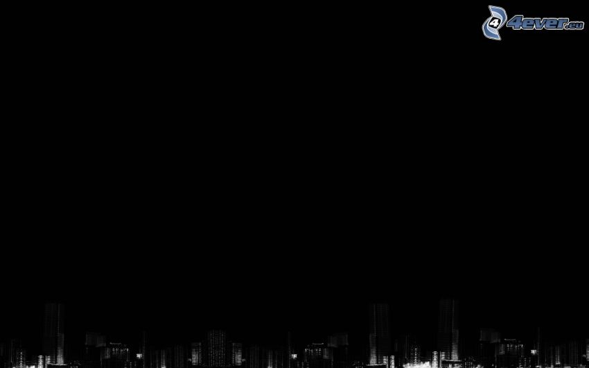 ville dans la nuit